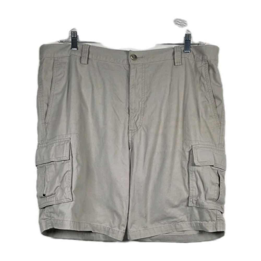 Dockers Cargo Shorts Tan Pleated Mens Waist 40